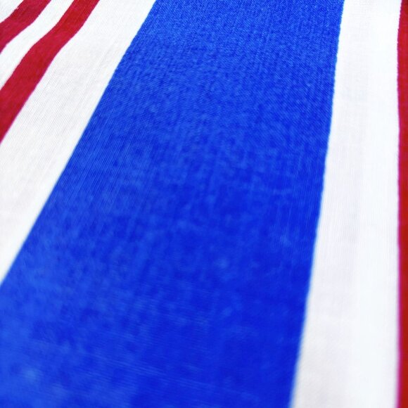 Vintage Tastemaker Standard Pillowcase Set 42x36 Red/White/Blue Striped Cotton/P - Picture 2 of 5